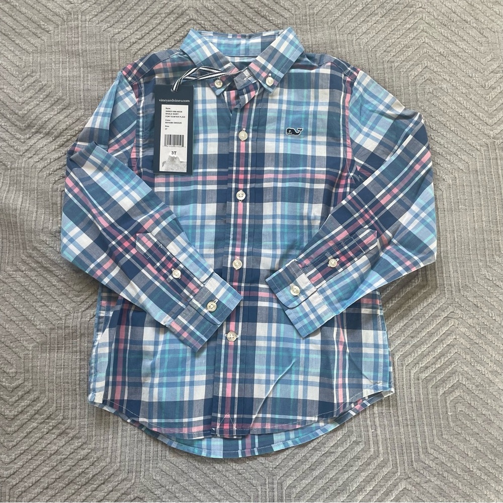 Vineyard Vines 3T Dress Shirt NWT